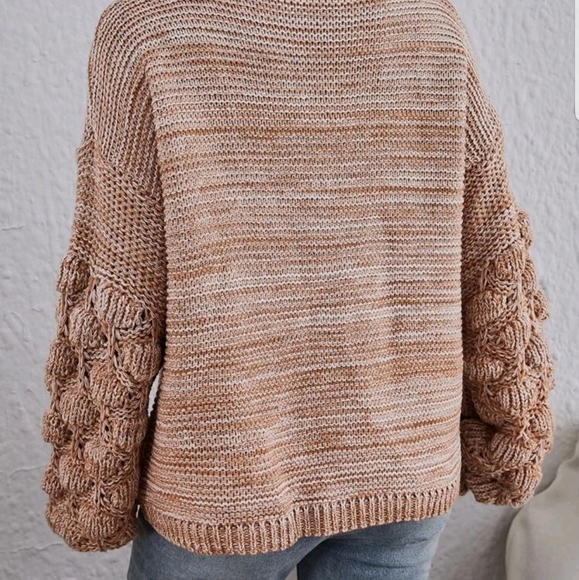 Statement sleeves Sweater cardigan - Picture 4 of 7